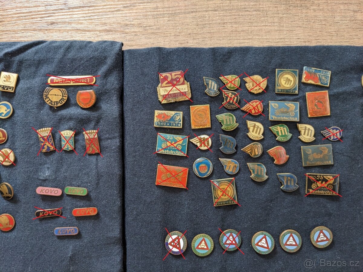 Prodám tyto staré auto-moto odznaky - 5