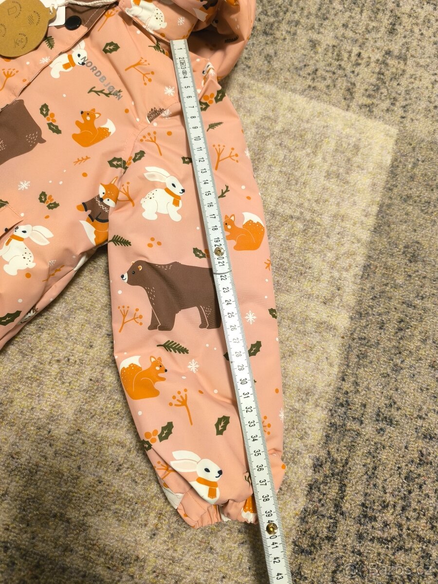 Bunda zimní holčičí Nordbjørn 98/104 - 5