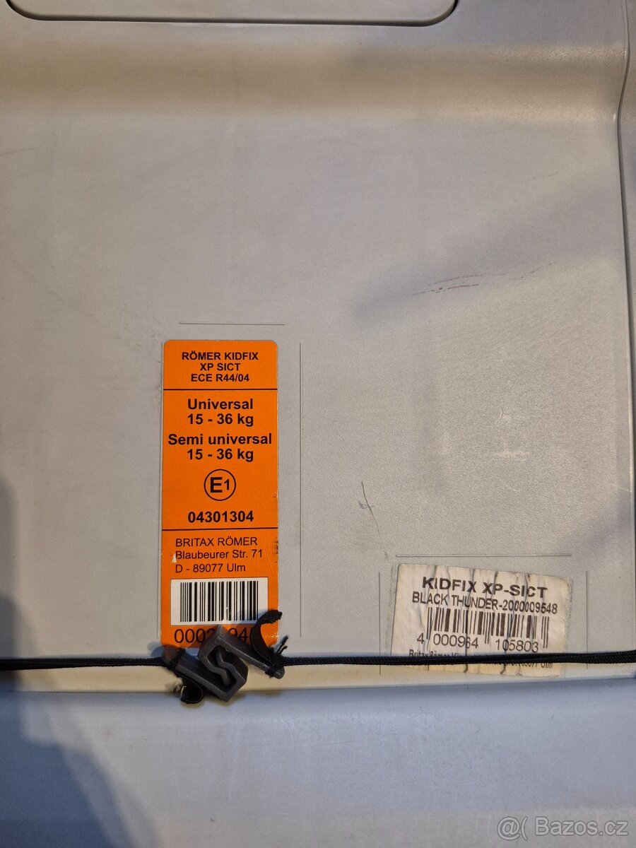 Prodám autosedačku Britax Römer 15 - 36 kg - 5