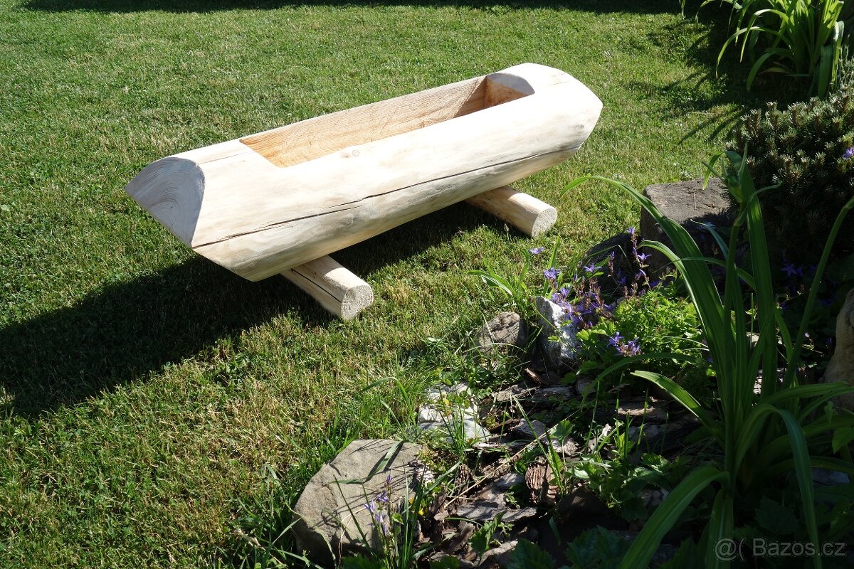 Dřevěné masivní koryto - 5