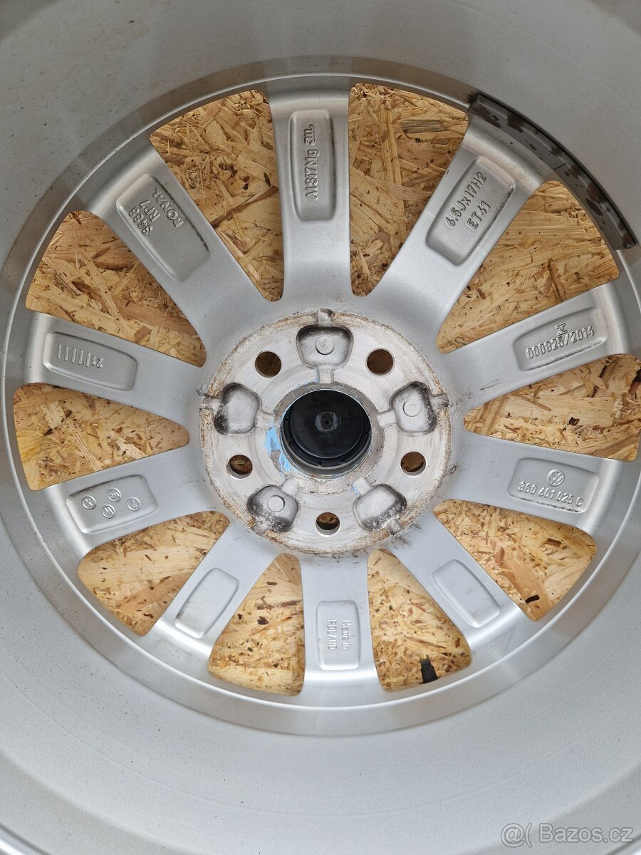 5x112 r17 kola disky volkswagen passat elektrony 17 vw rafky - 5