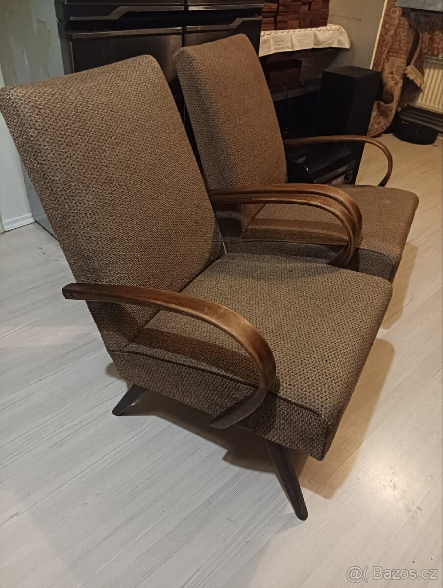 Křesla ,TON ,design .Šmidek ,STAV - 5