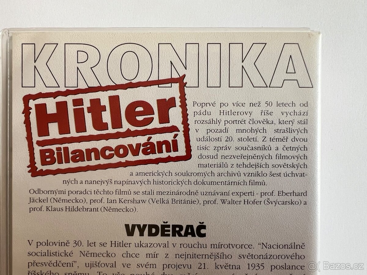 Hitler Bilancování - vyděrač VHS videokazeta - 5