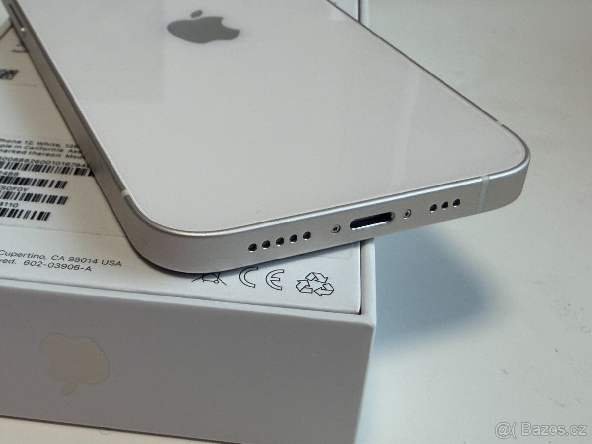 Apple iPhone 12 128 GB, White, CZ, super stav - 5