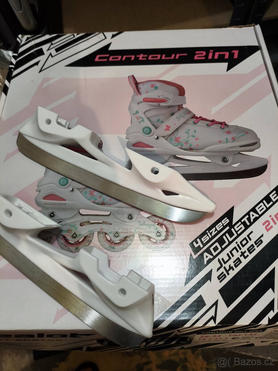 Dětské brusle 2v1, jak nové., vel. 29-32 - 5