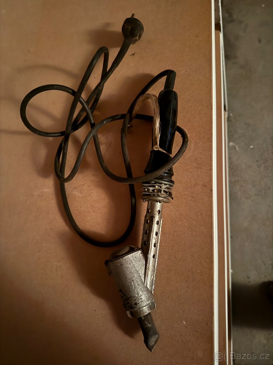 Odporová pájka / klempířská pájka – retro, bakelitová - 5