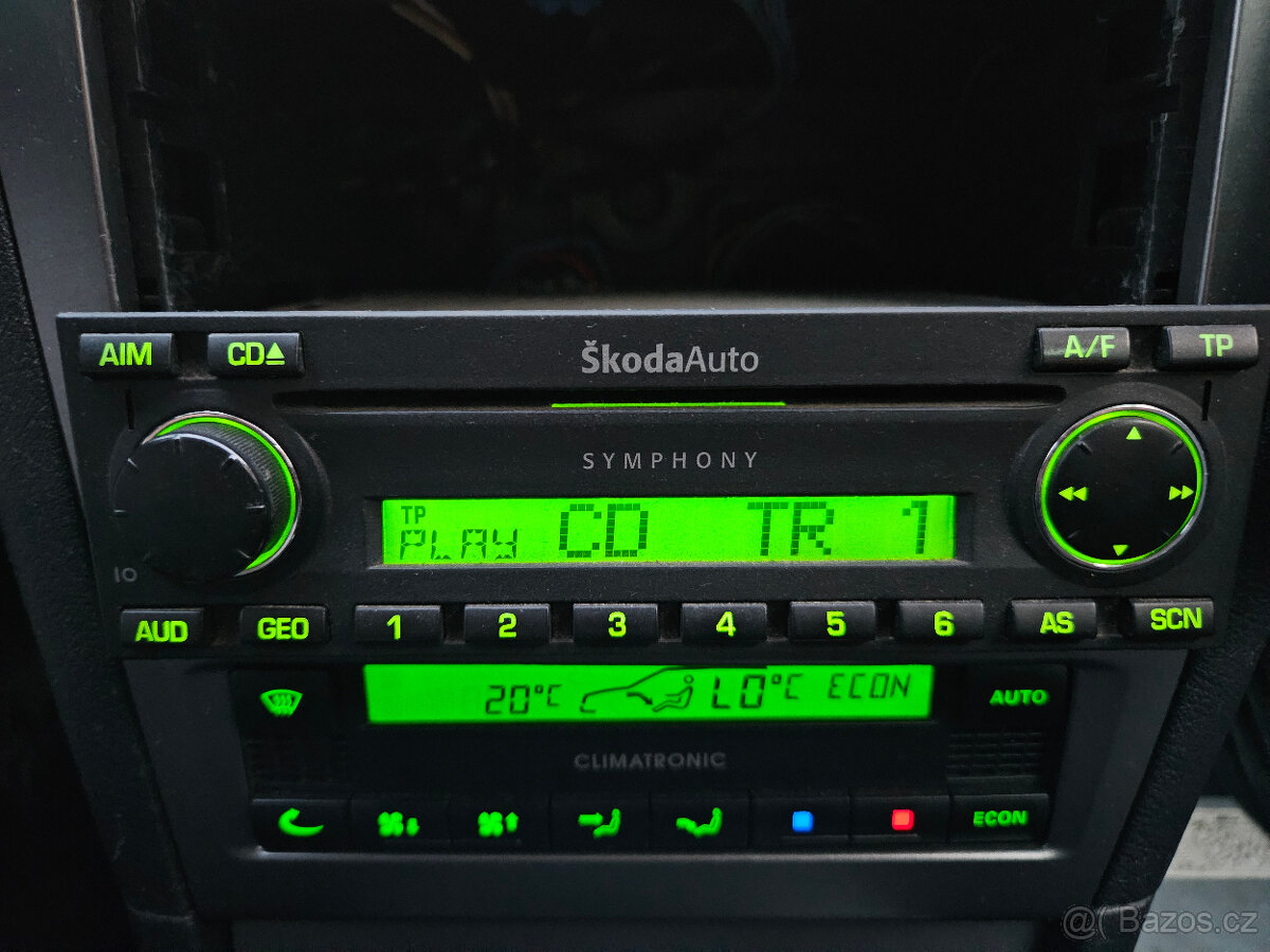 Škoda Octavia Superb autoradio Symphony CD - 5