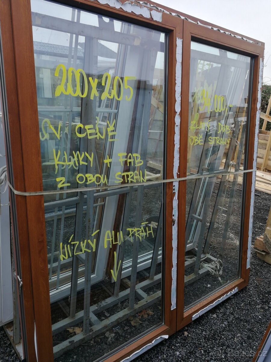 dveře terasové hnědé - 5