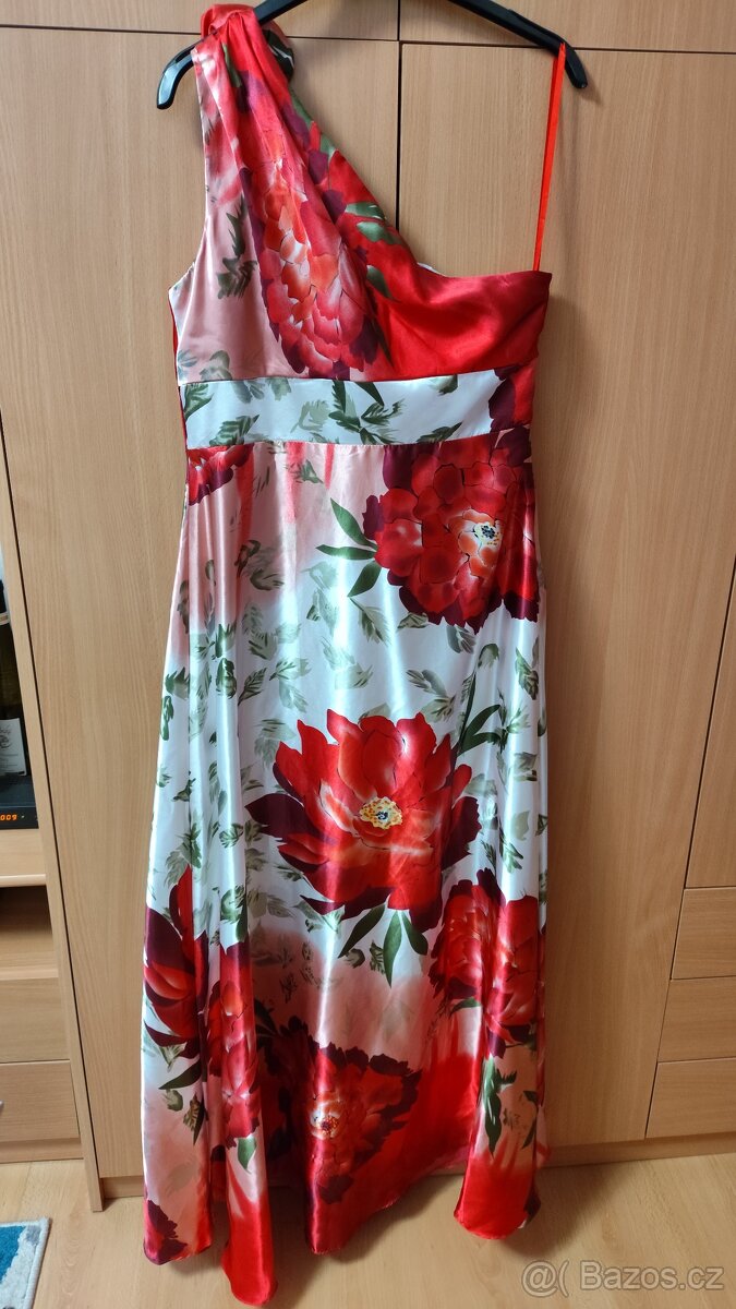 Plesové šaty Ever Pretty, červenobílé - 5