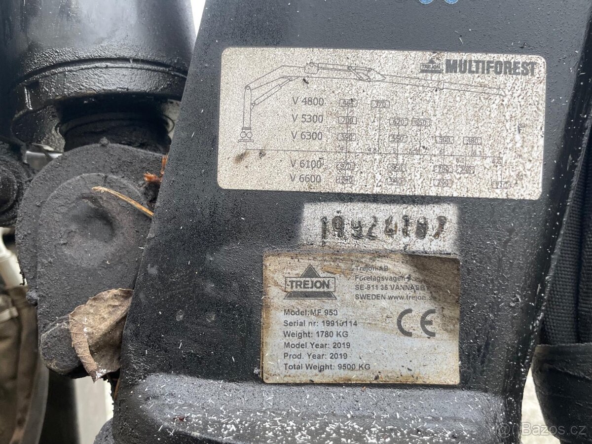 Vyvážecí vlek Trejon multiforest MF950 - 5