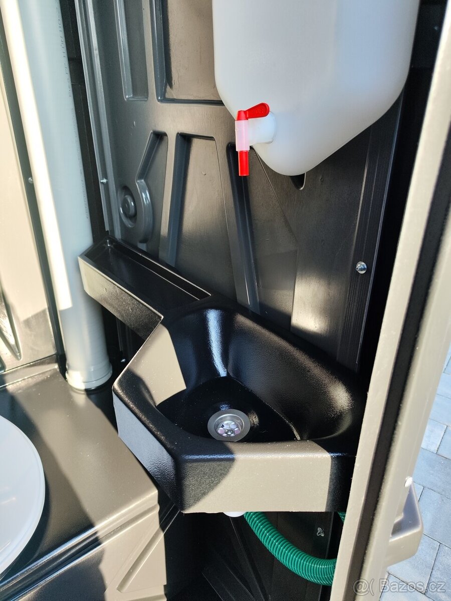 Nová mobilní toaleta přenosné WC s umyvadlem - 5