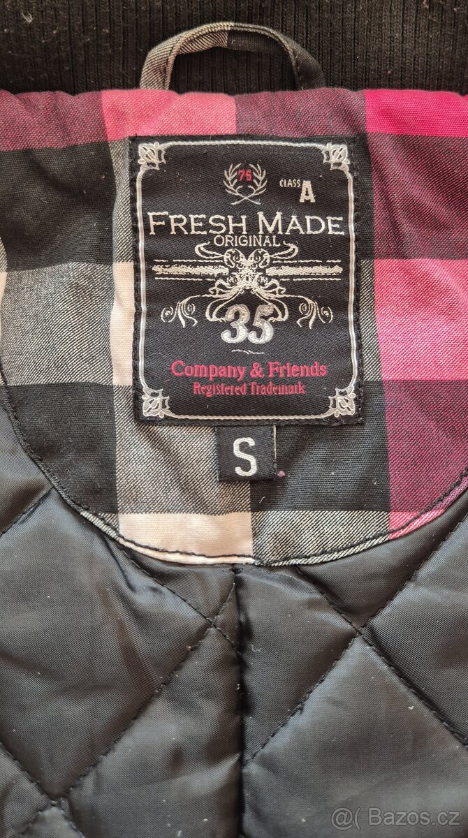 Atraktivní dámská kostkovaná zimní bunda s kapucí vel. S - 5