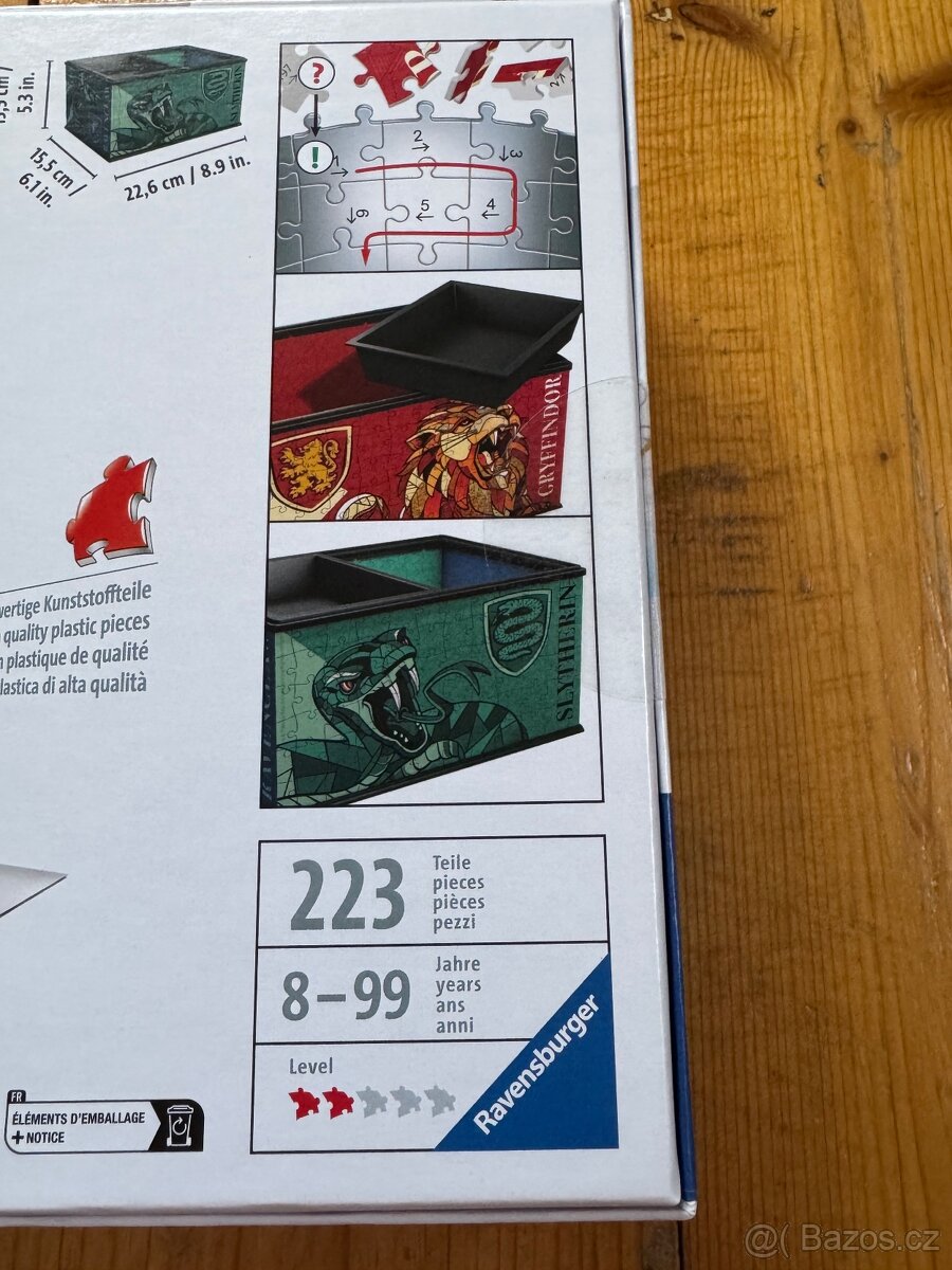 3D Puzzle Úložná krabice Harry Potter - 5