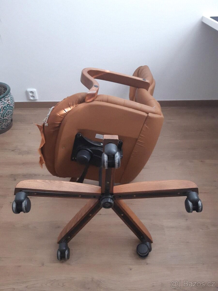 Kancelařská židle Prowork - plně funkční, k přečalounění - 5