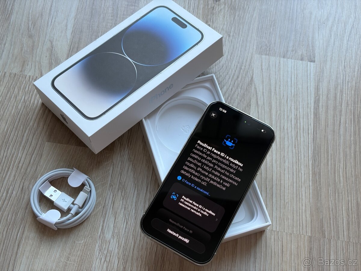 Apple iPhone 14 Pro 128Gb Silver / Stříbrný - 100% baterie - 5