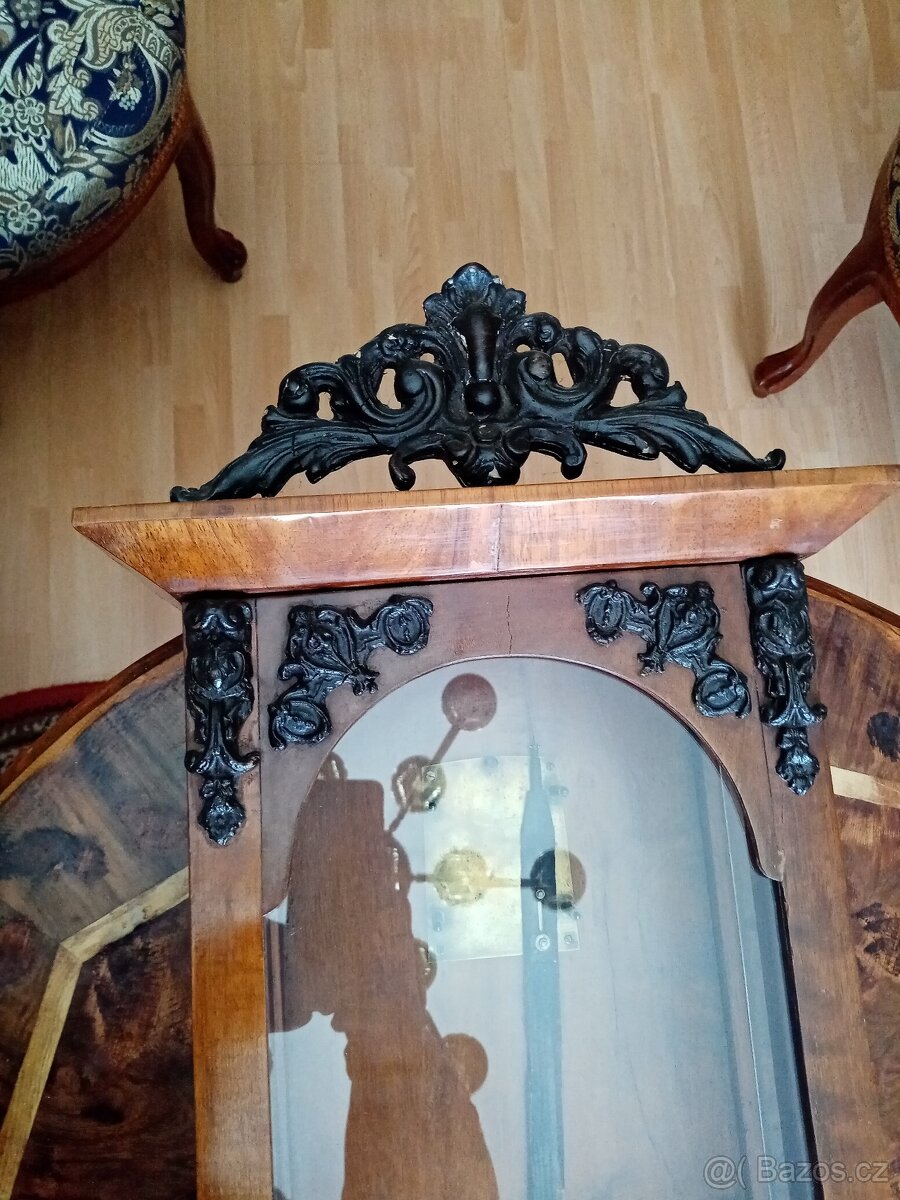 starožitné biedermeier hodiny - 5