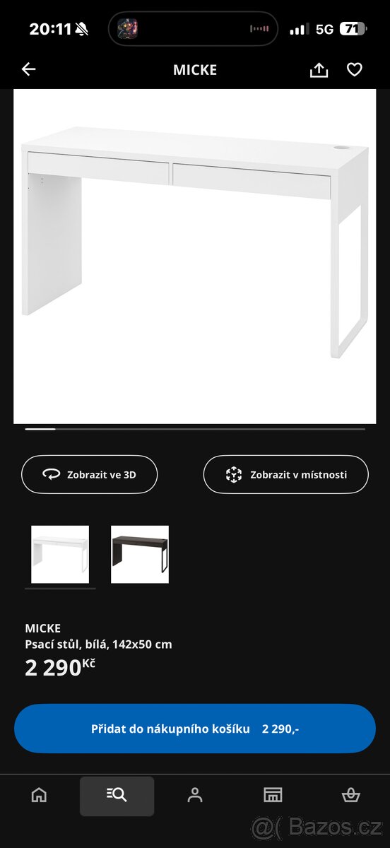 Psací stůl nebo set nábytku IKEA - 5