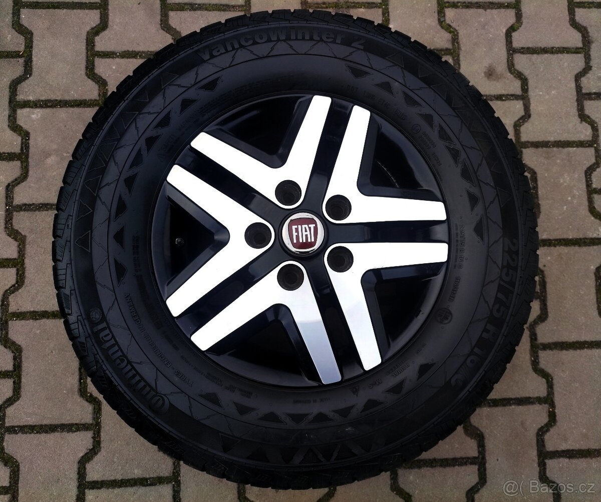 Alu kola originál Fiat Ducato Maxi 5x130 R16 ZIMNÍ SADA - 5