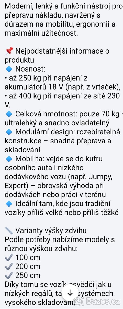 Ruční paletovy vozík - 5