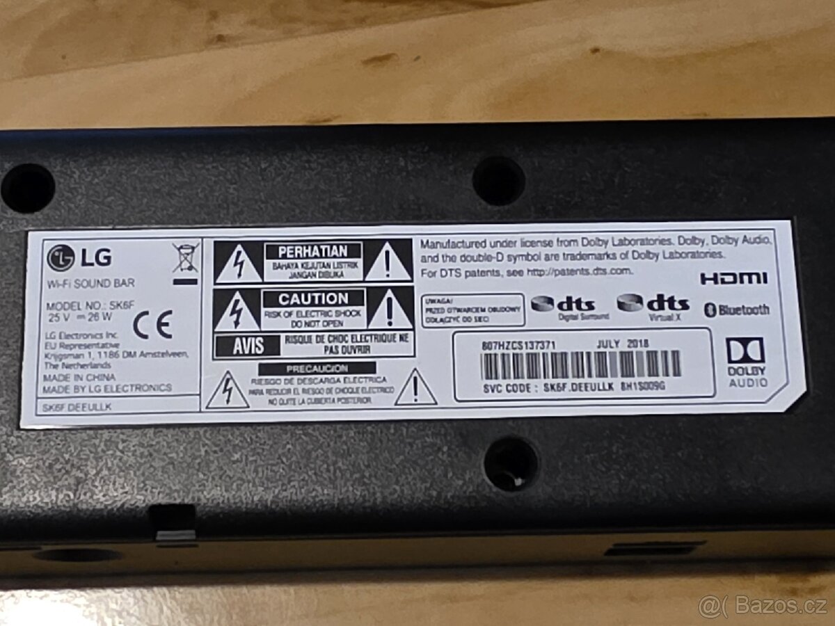 Soundbar LG SK6F - 5