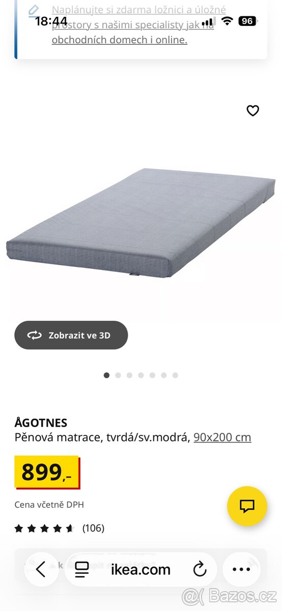 Postel Ikea SLAKT - 5