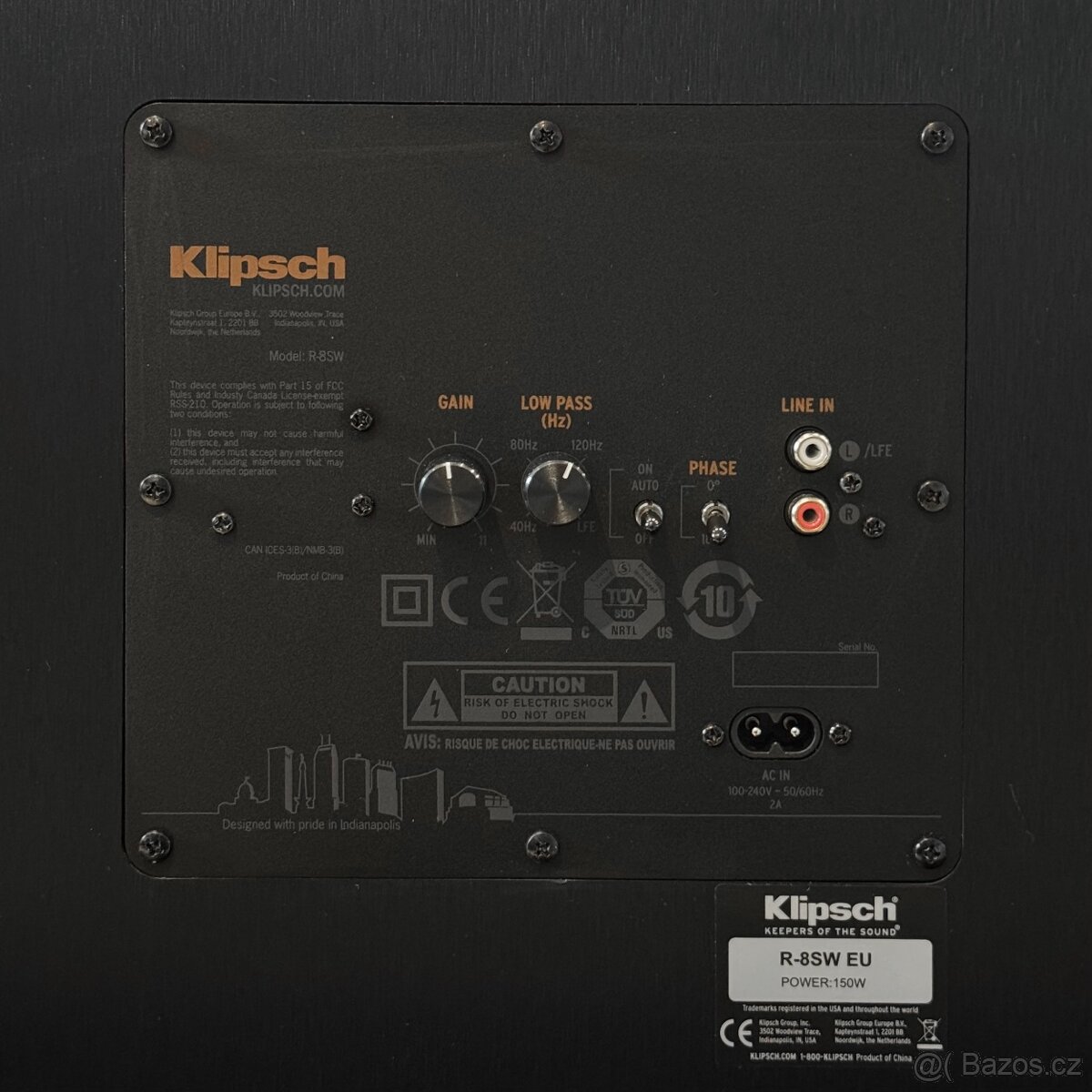 Klipsch R-8SW subwoofer - 5