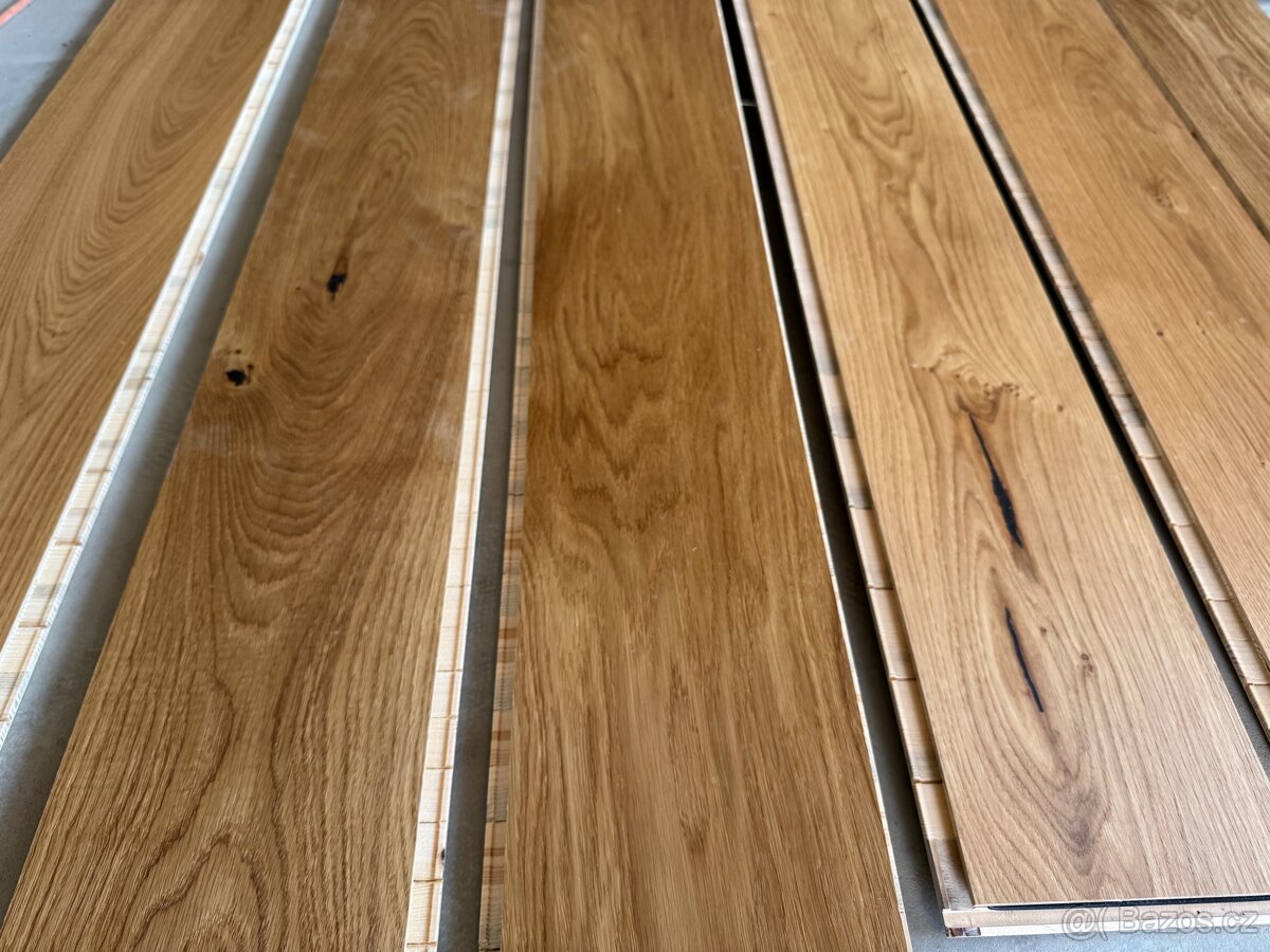 Dřevěná podlaha dub, 1.jakost, rustyk - 5