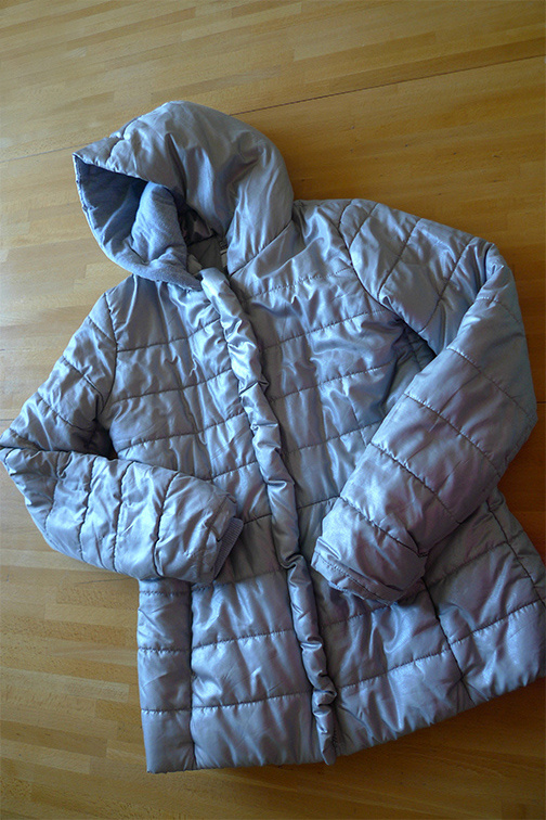 Dívčí zimní bunda na 13 až 14 let (cca vel. 164) - 5