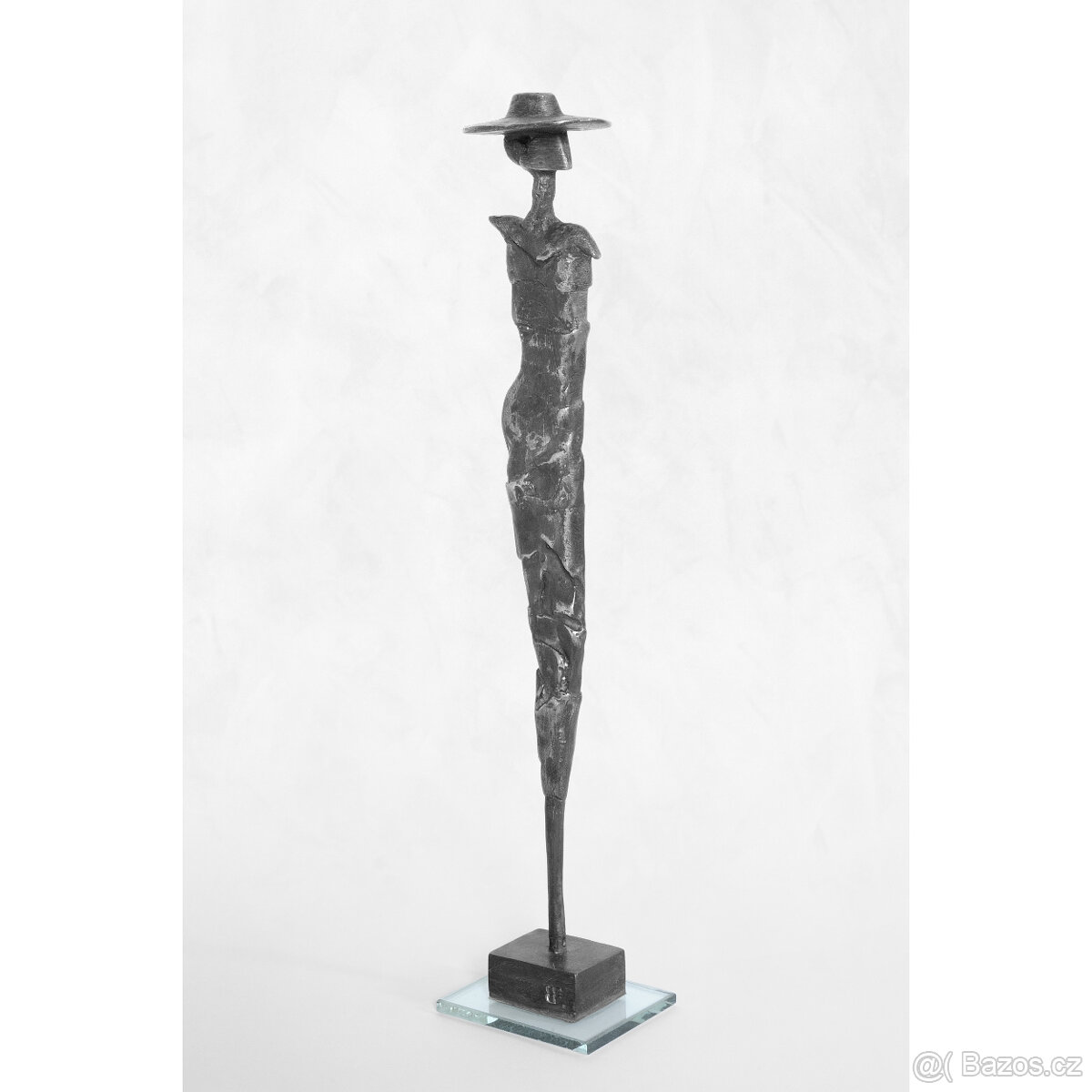 Socha sochy svatební dar svatba - Elegán a Dívka s kloboukem - 5