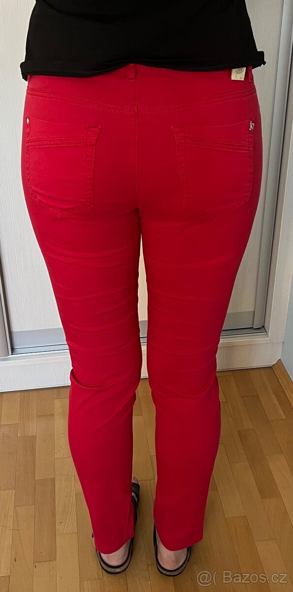 Dám. červené letní plátěné kalhoty, vel. 38, sleva 1.660 Kč - 5