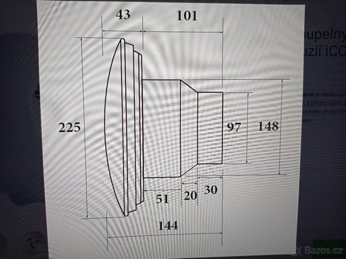 Designový ventilátor 100 - 150 mm s doběhem - 5