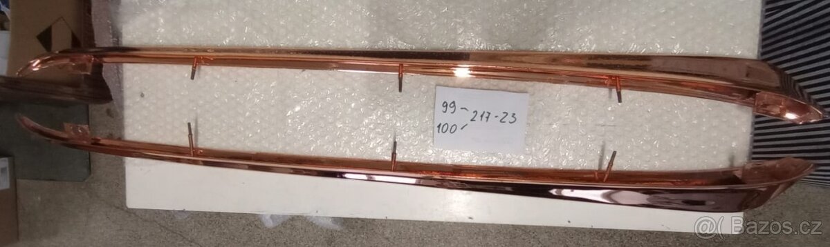 Tatra 603 - 1 lišta krátkého lapače - nový chrom - 5