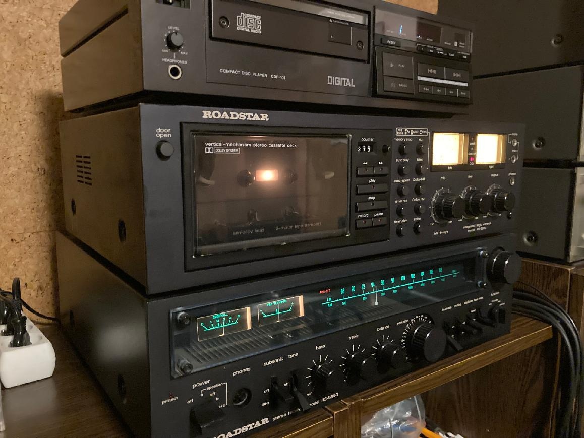 Recivier + tape deck Roadstar - Sansui - 5