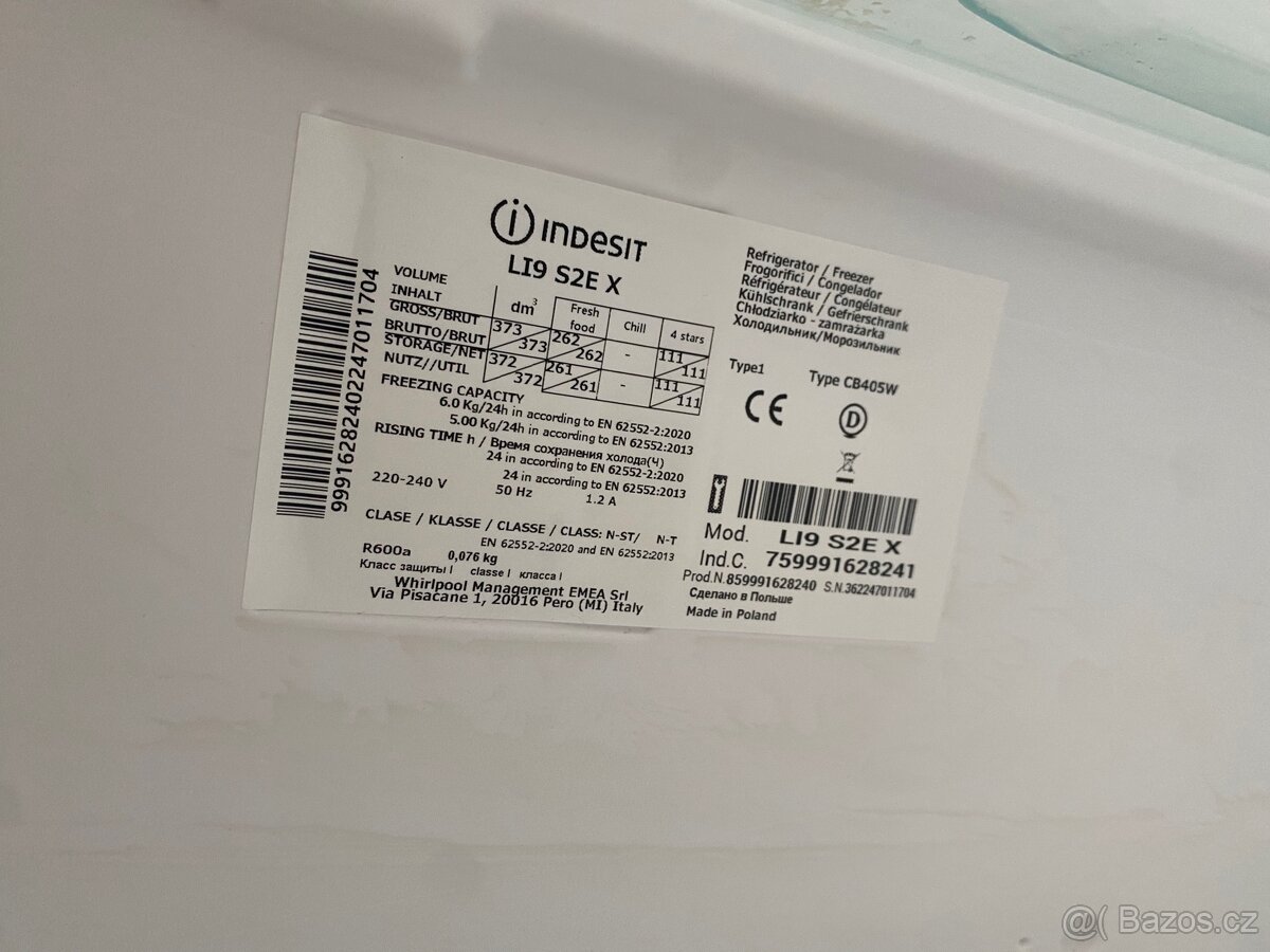 Indesit chladnička - 5