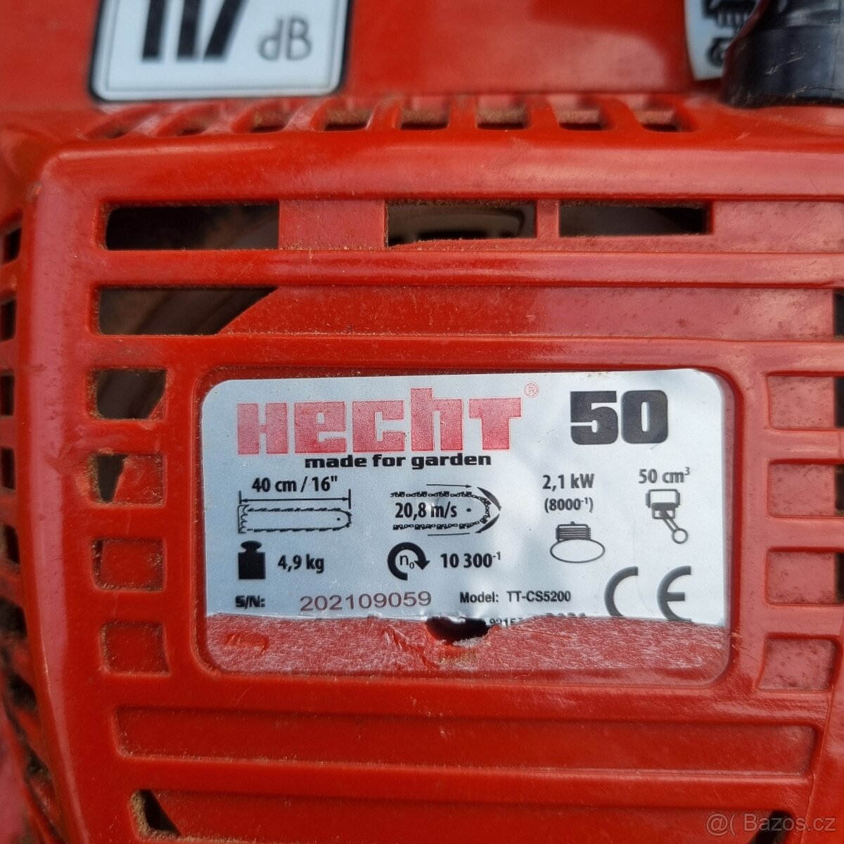 BENZÍNOVÁ ŘETĚZOVÁ PILA HECHT 50 - 5