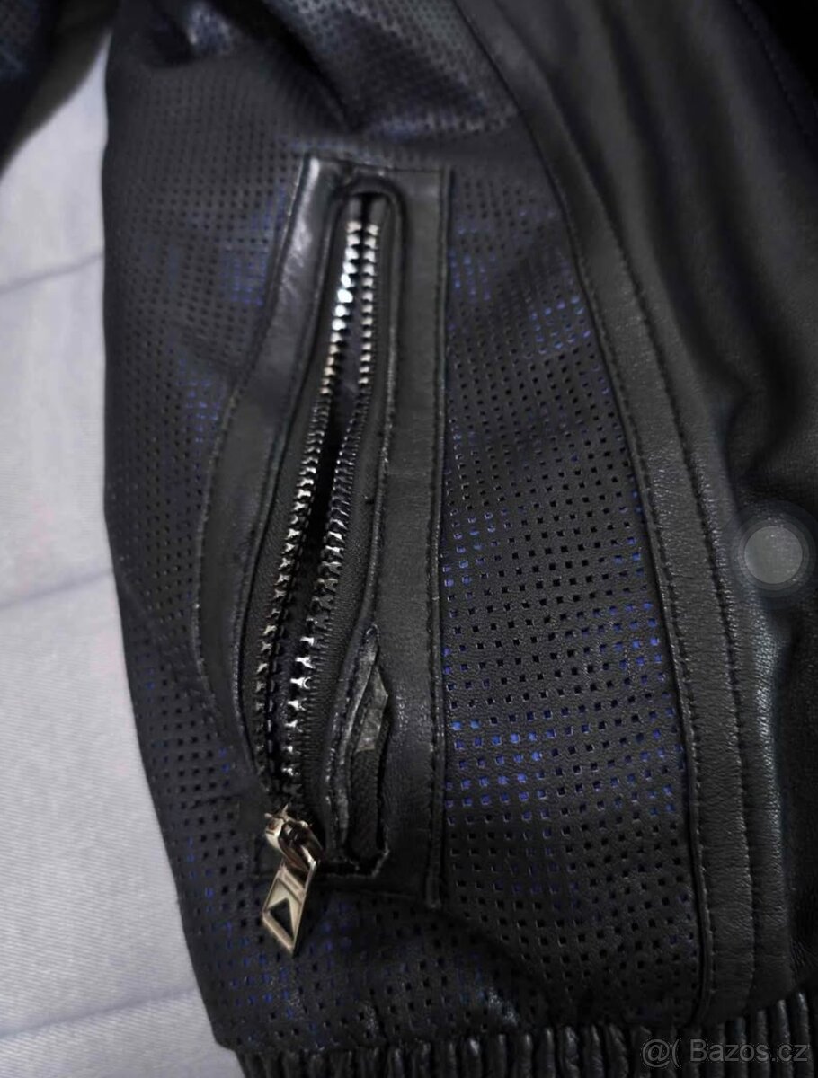 Kožená bunda Philipp Plein XL - kvalitní kus ze zahraničí - 5