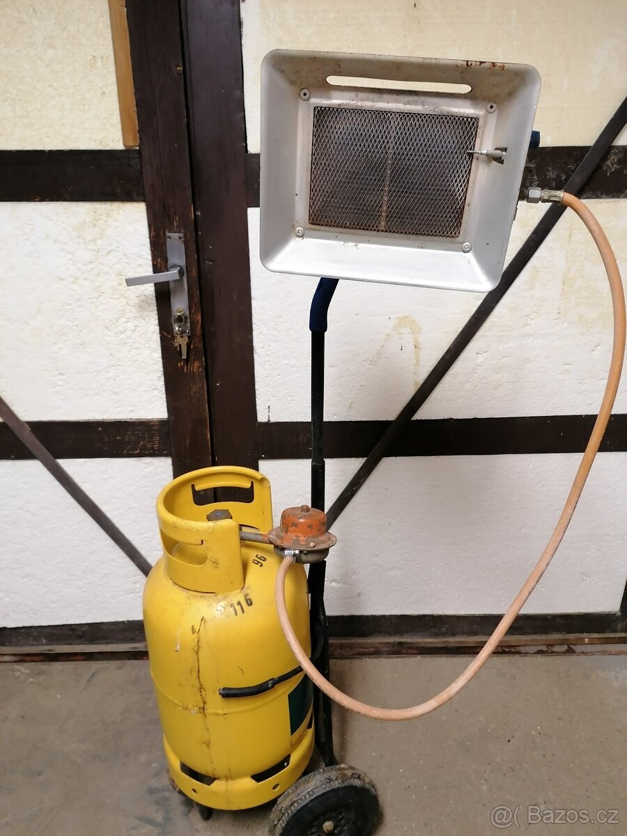 Plynove PB topení na 10kg propan butan lahve - 5