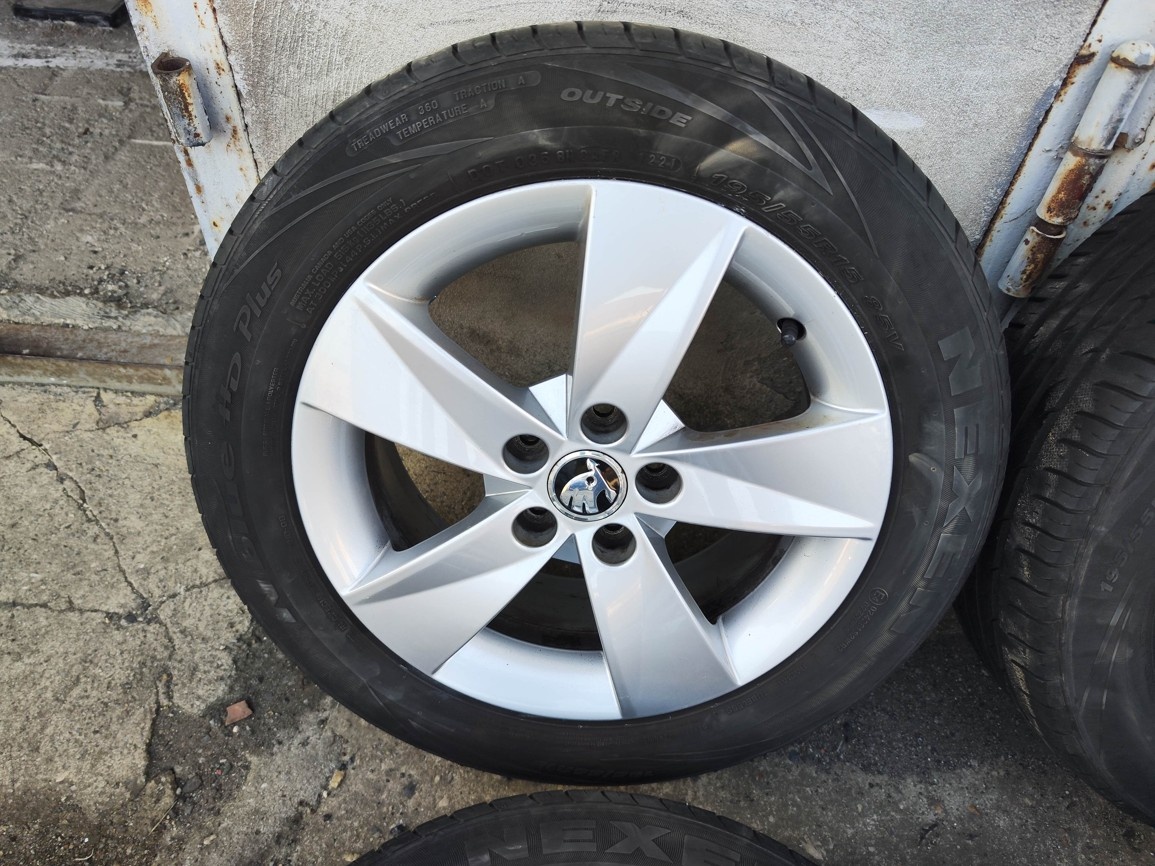 15"letní alu sada Rotare 5x100 origo Škoda Fabia Polo Ibiza - 5