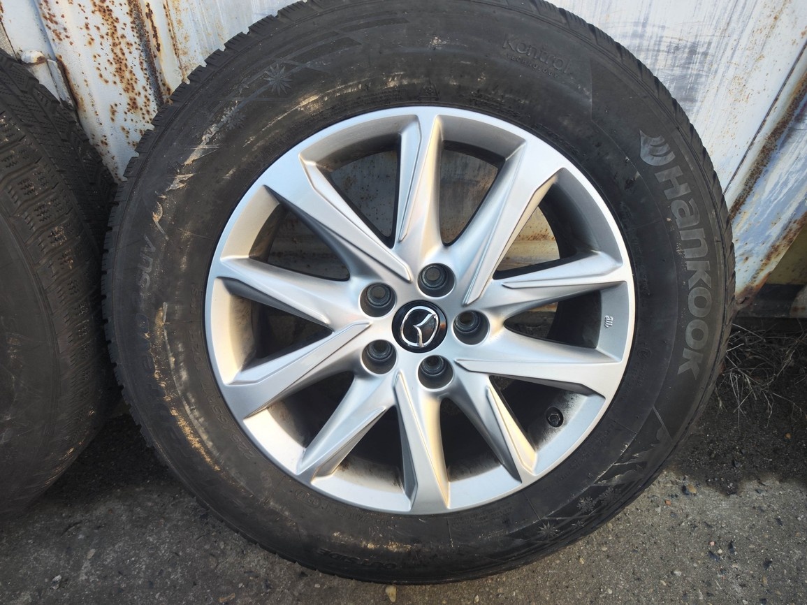 17"zimní alu sada 5x114 origo Mazda CX5 CX7 225/65 TPMS - 5