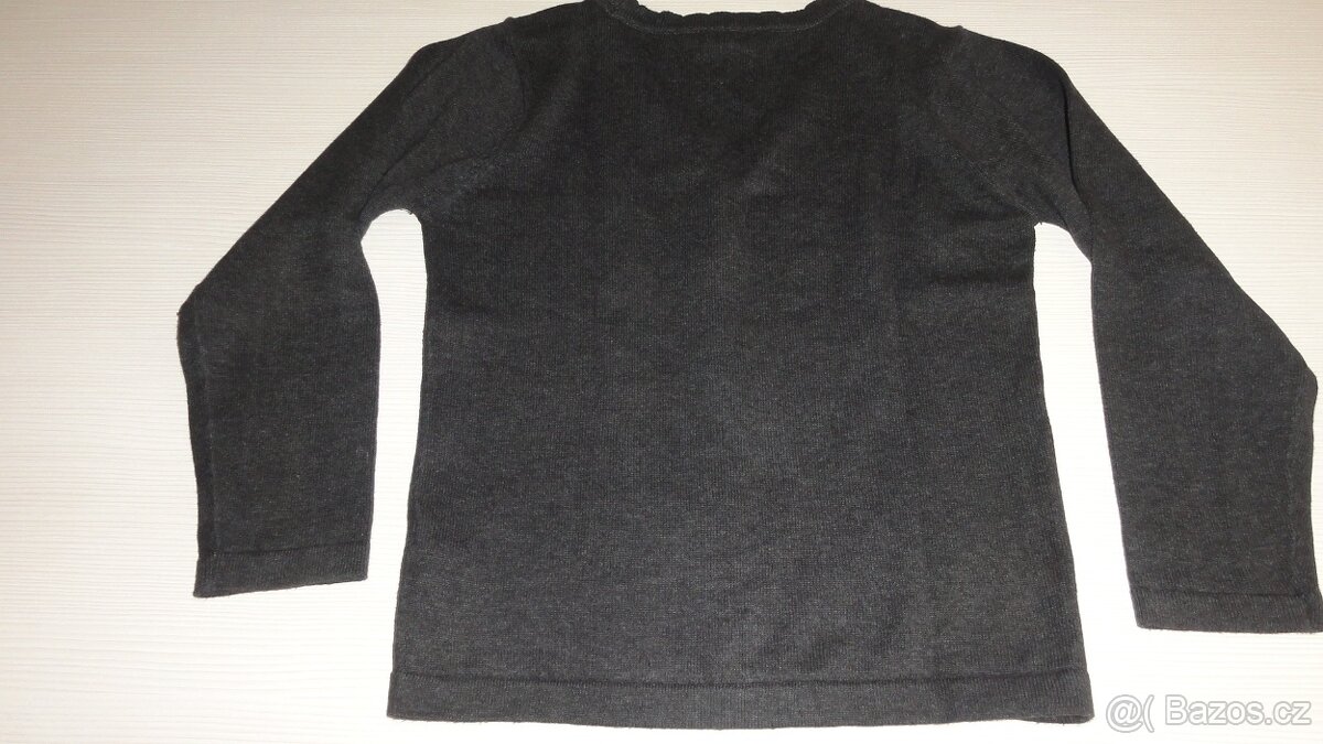 Svetřík, mikina velikost 122/128 a svetr a mikina vel. 122 - 5
