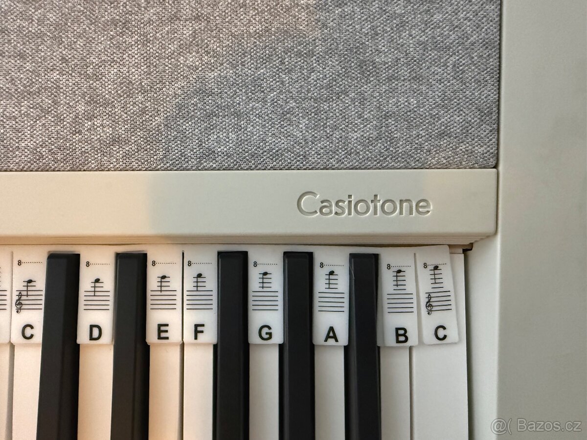 Casio CT-S1 Keyboard s dynamikou White - 5