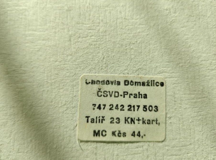 retro keramický talíř CHODOVIA Domažlice - 5