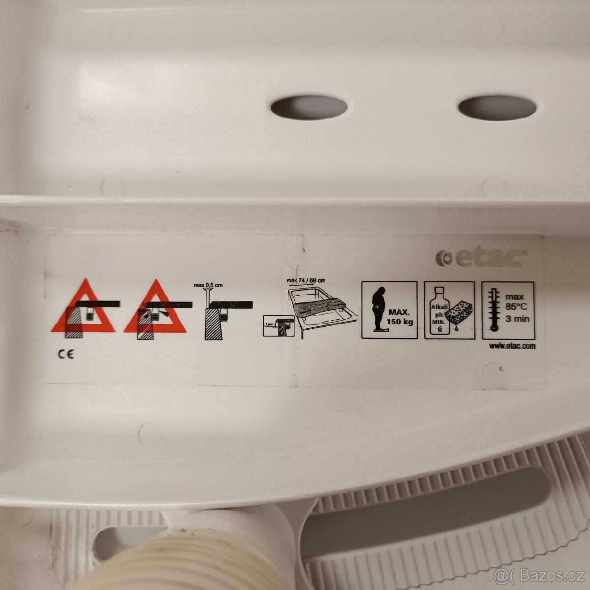 ETAC Fresh sedačka na vanu 69 cm - 5