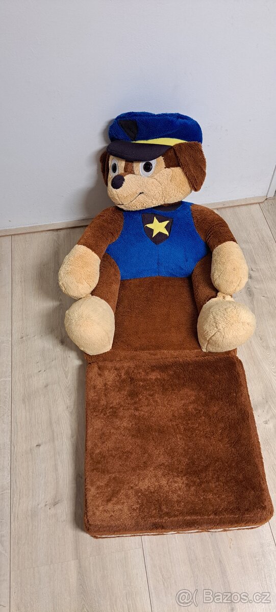 Dětské plyšové rozkládací křeslo - 5