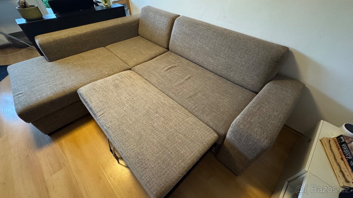 Rozkládací gauč s úložným prostorem - 5