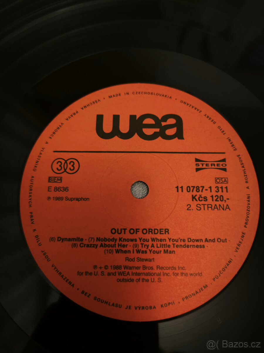 LP Rod Stewart – Out of Order - 5