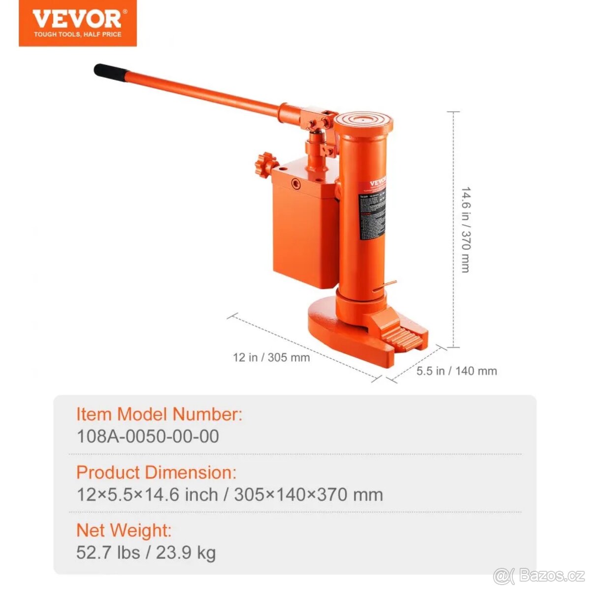 Hydraulický zvedák s patkou 5-10 tun - 5
