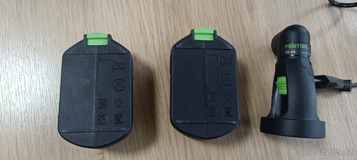 FESTOOL - 2x baterie + úhlový nástavec + nabíječku - 5