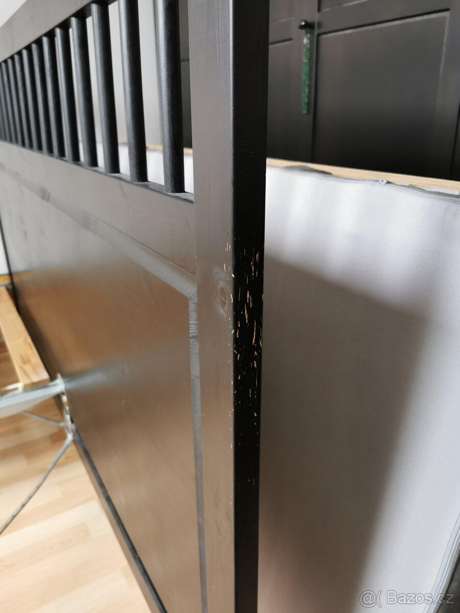 Rám postele Ikea HEMNES 180x200cm masivní borovice - 5