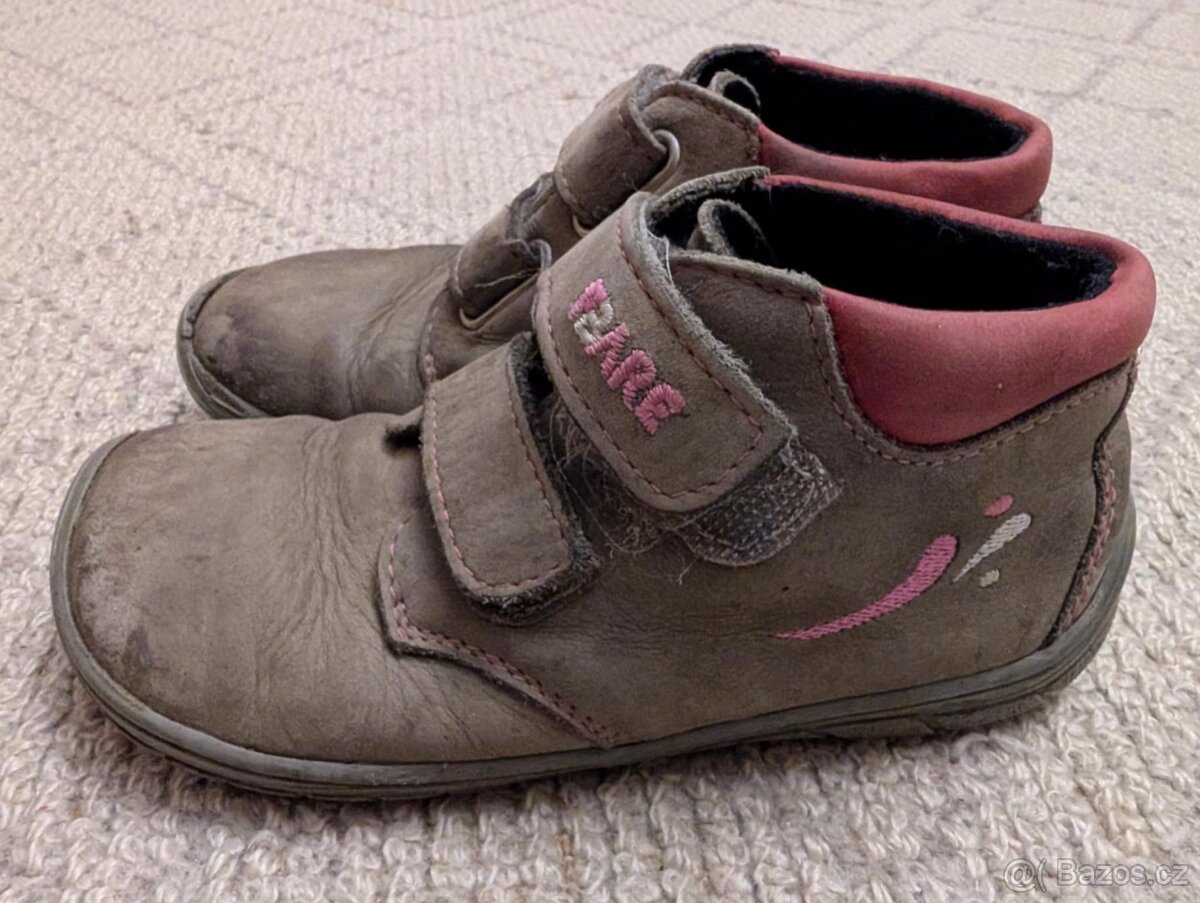 Dětské kožené bare foot boty značky FARE, vel. 29 - 5